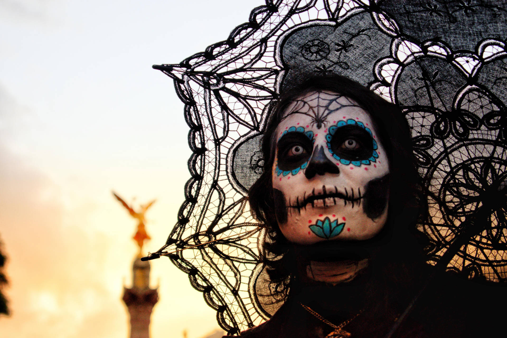 Person Ready For Day Of The Dead