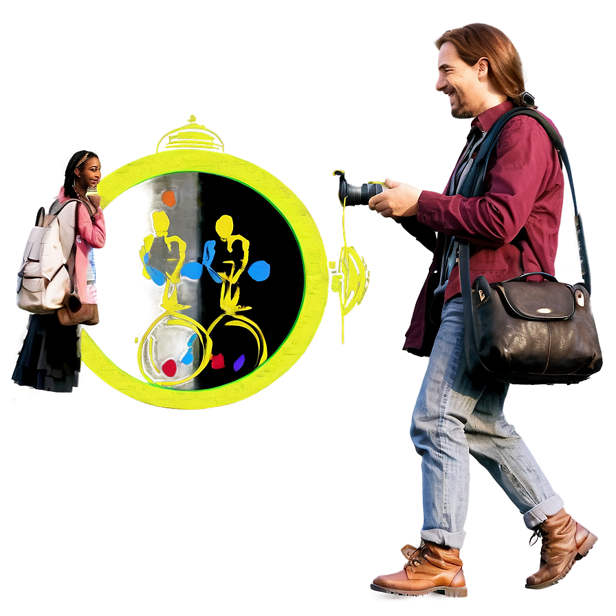 Person With Camera Png Gaf PNG