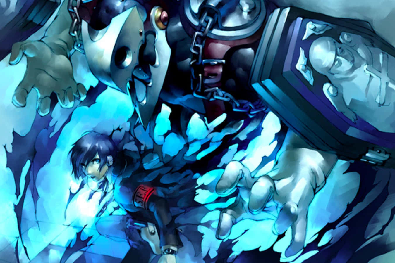 Persona 3 Thanatos And Protagonist Picture