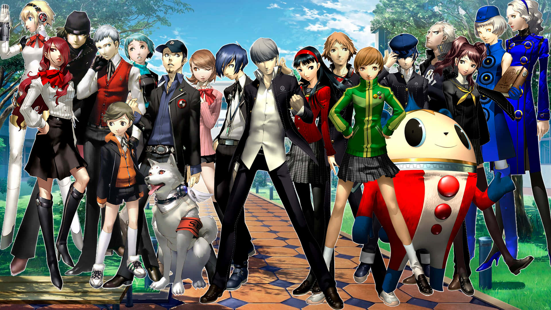Persona 3 Complete Characters Picture