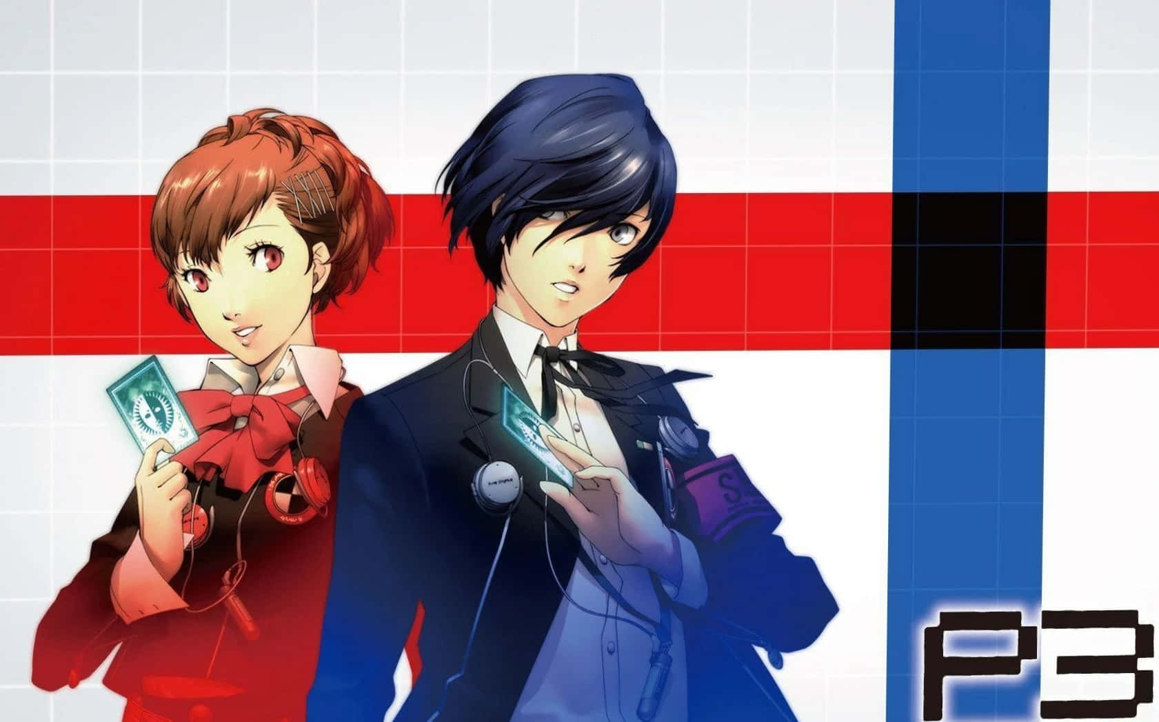 Persona 3 Male And Female Protagonist Picture