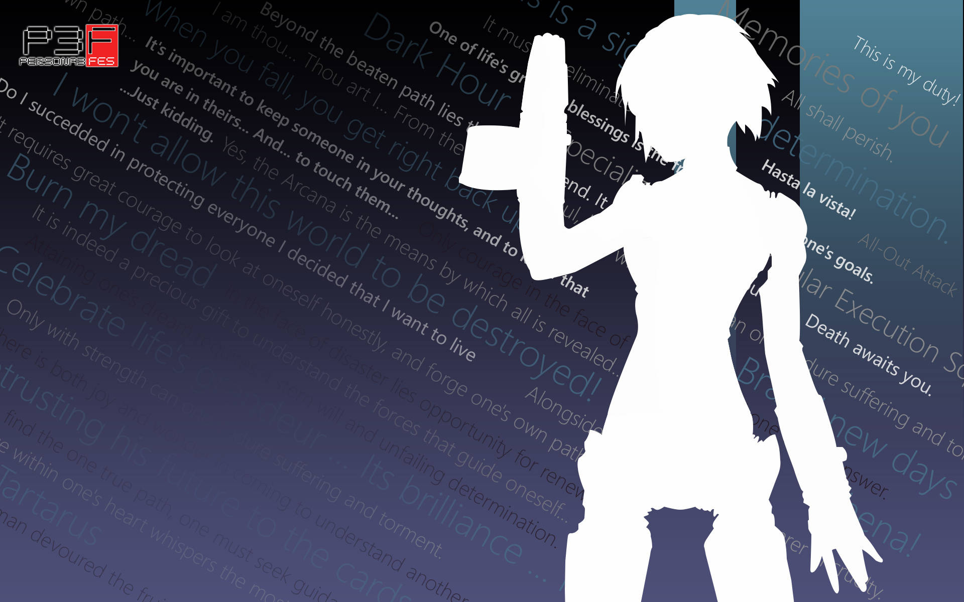 Aigis, the protector of Persona 3 Wallpaper
