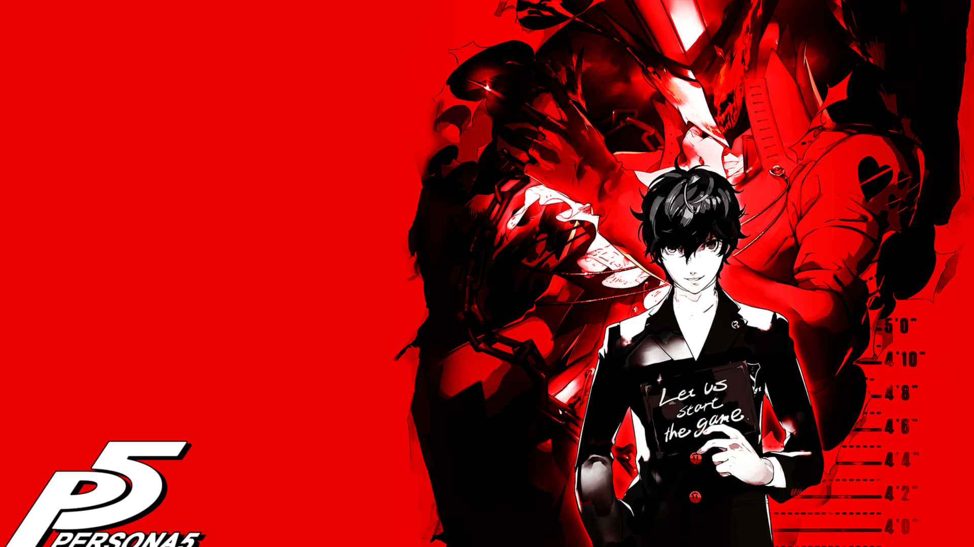 Spellbinding Persona 5 Wallpaper with Protagonists in Action