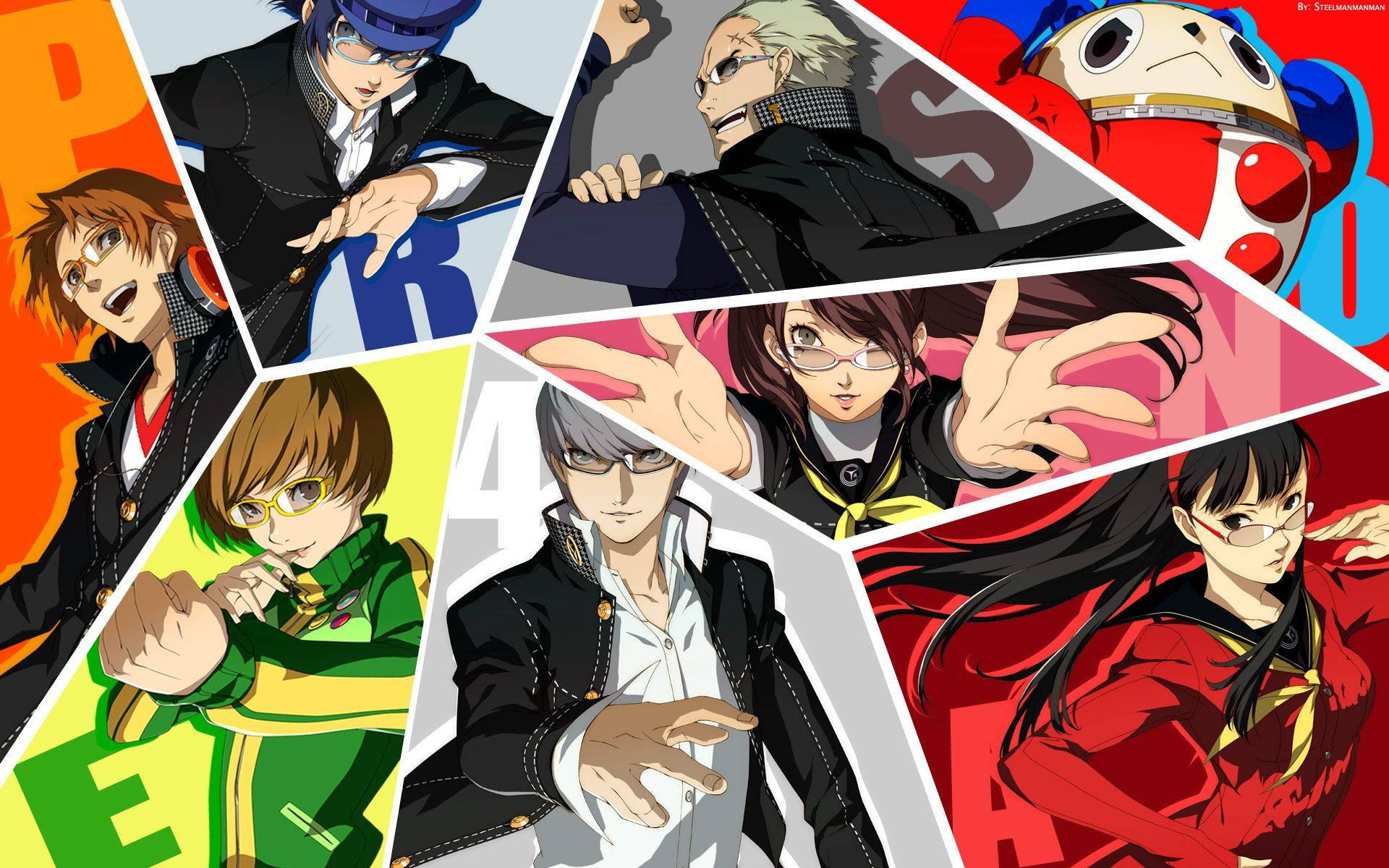 A Close Look At The Characters Of Persona 4 Wallpaper