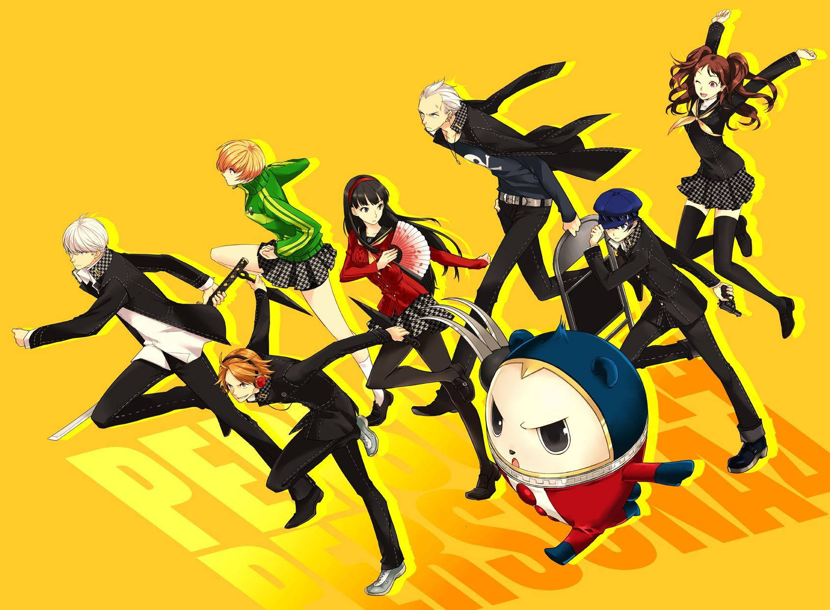 Heroes of Persona 4 Come Together to Support the Community! Wallpaper