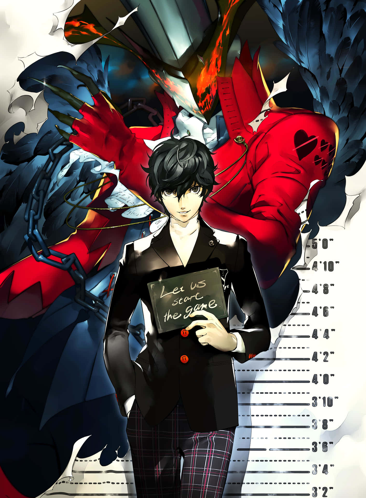"Venture into a thrilling adventure on your Persona 5 Iphone!" Wallpaper