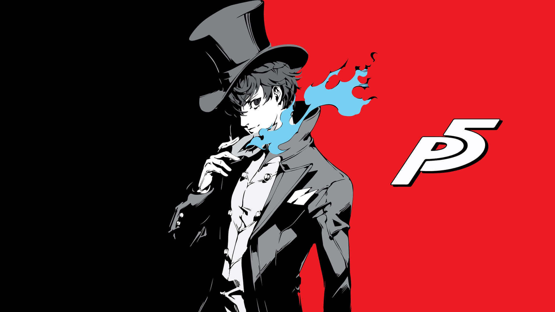 "Roleplay in style with the iconic Persona 5 Logo" Wallpaper