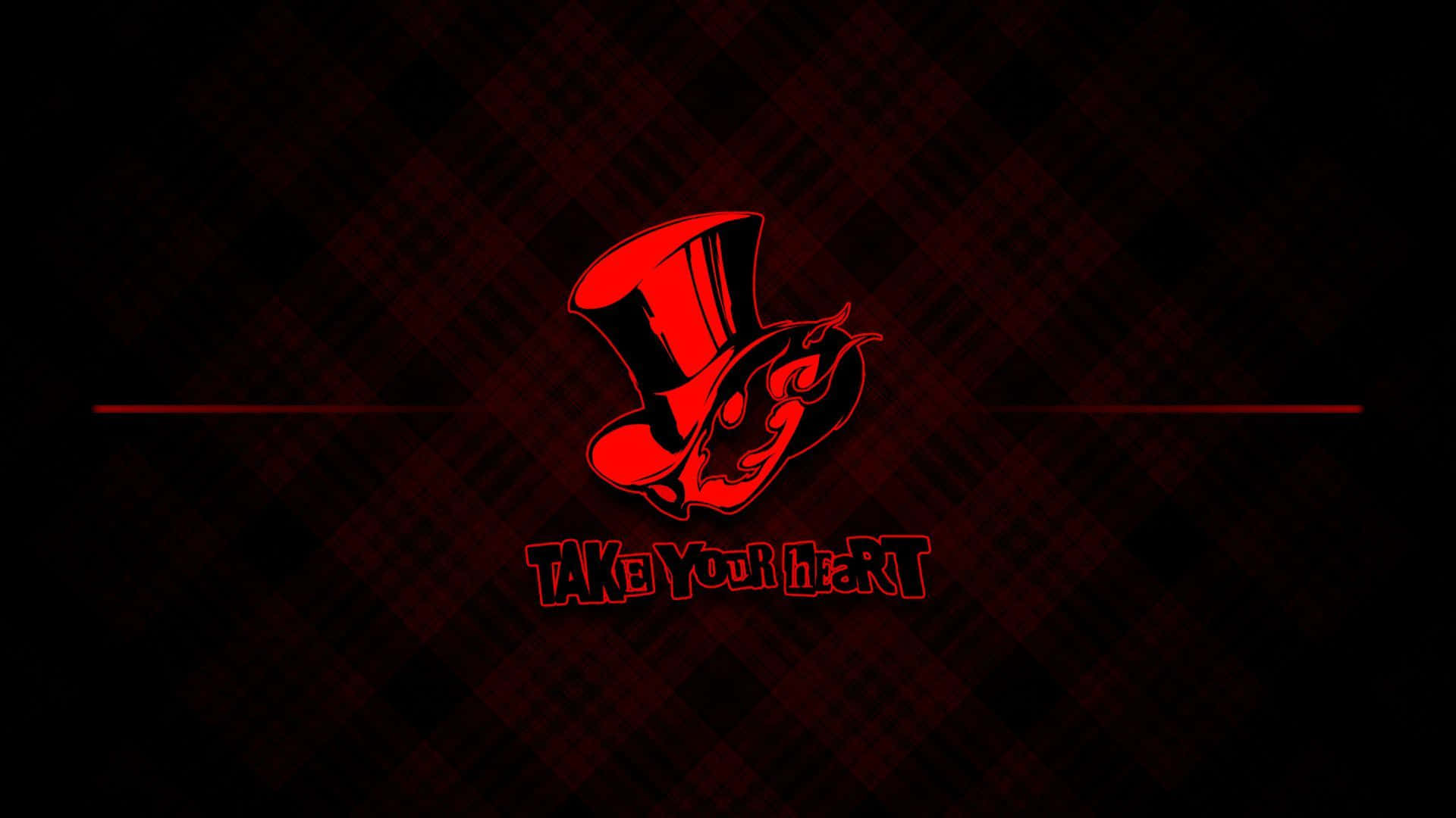 Logoet for det populære computerspil, Persona 5 Wallpaper