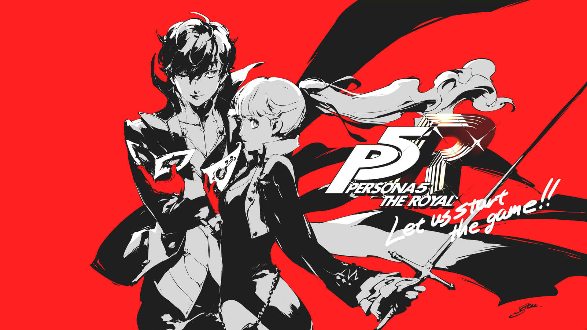 Official Persona 5 Logo Wallpaper