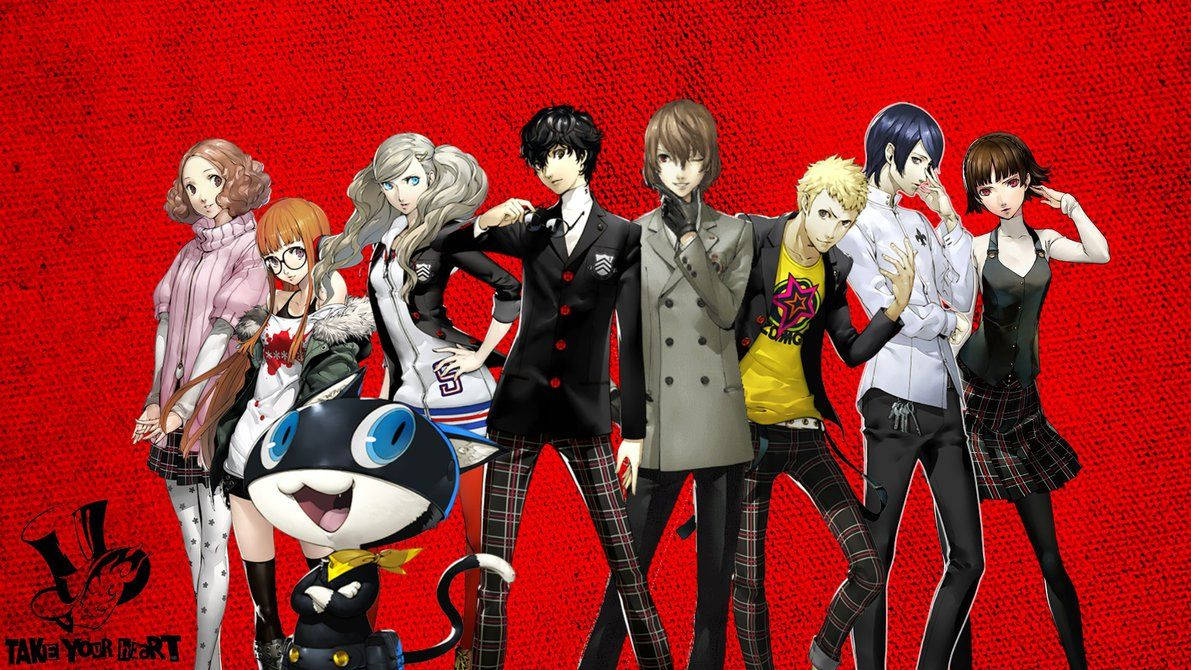 The Phantom Thieves of Heart, ready to fight for justice Wallpaper