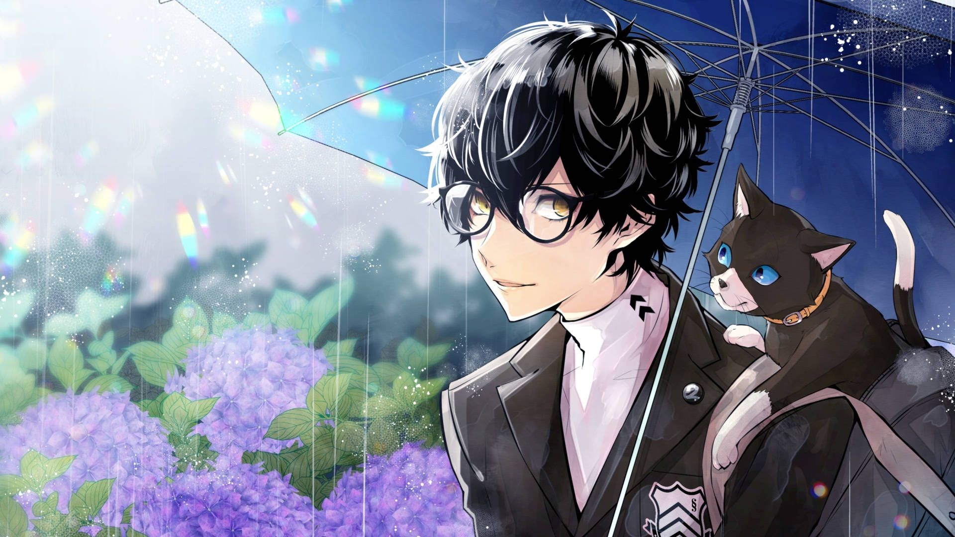 Persona 5 Royal Joker And Cat Background