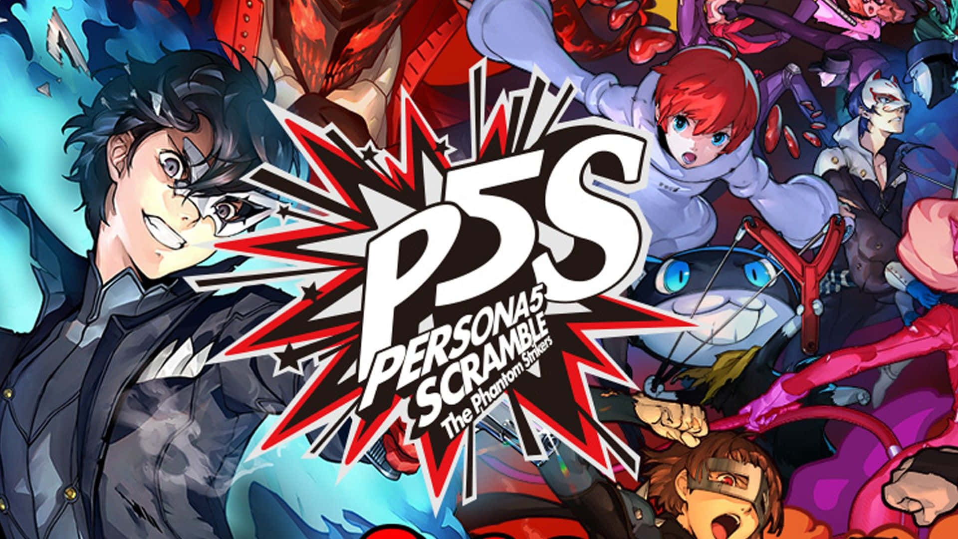 The Phantom Thieves are Back - Dive into Action with Persona 5 Strikers Wallpaper