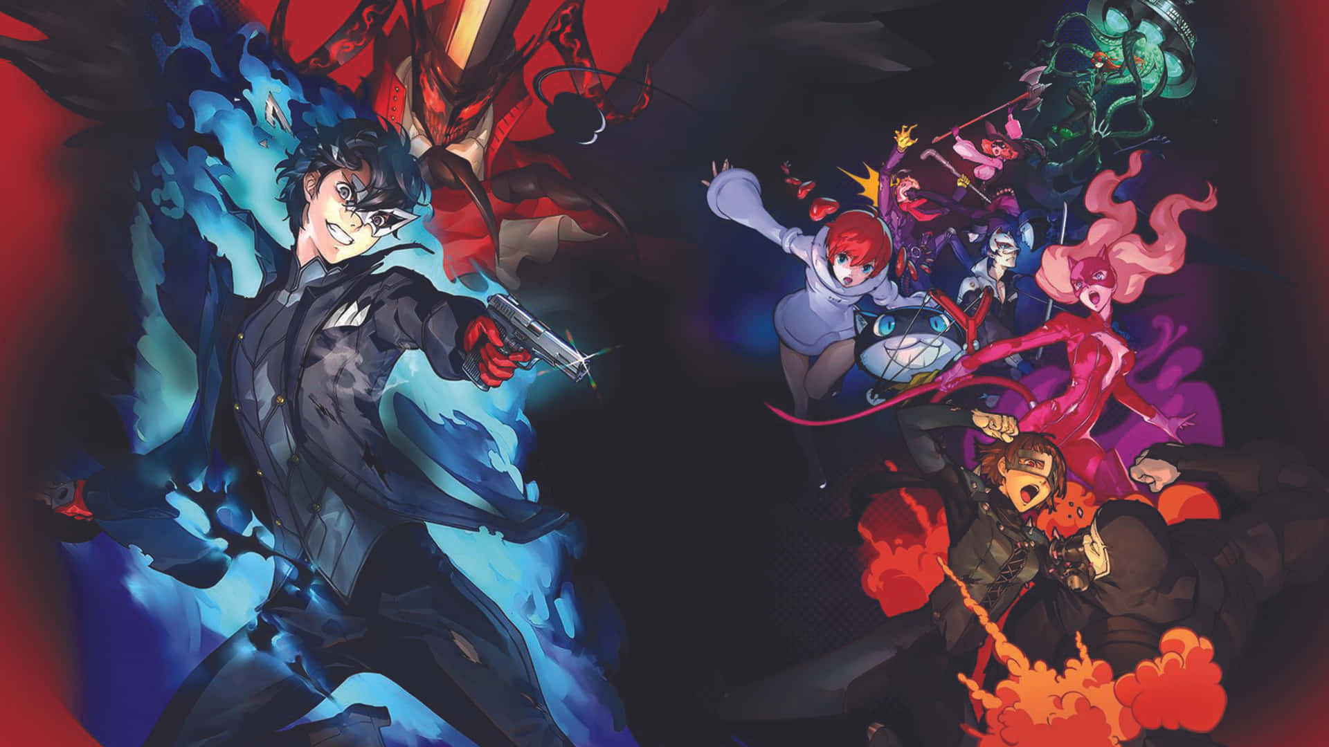 Persona 5 Strikers - The Phantom Thieves in Action Wallpaper