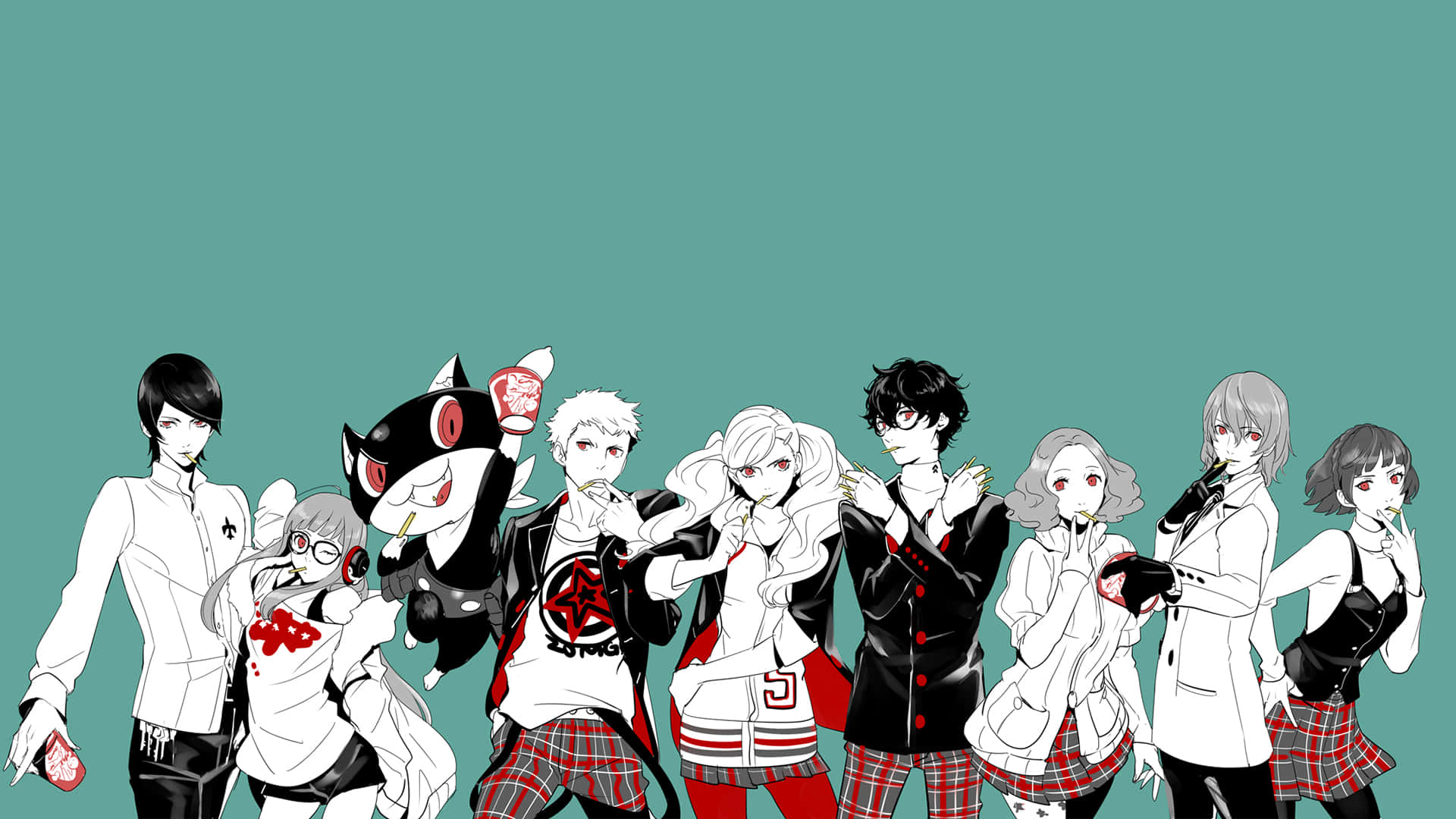 Persona4 Anime, Hd-skrivbordsbakgrund.