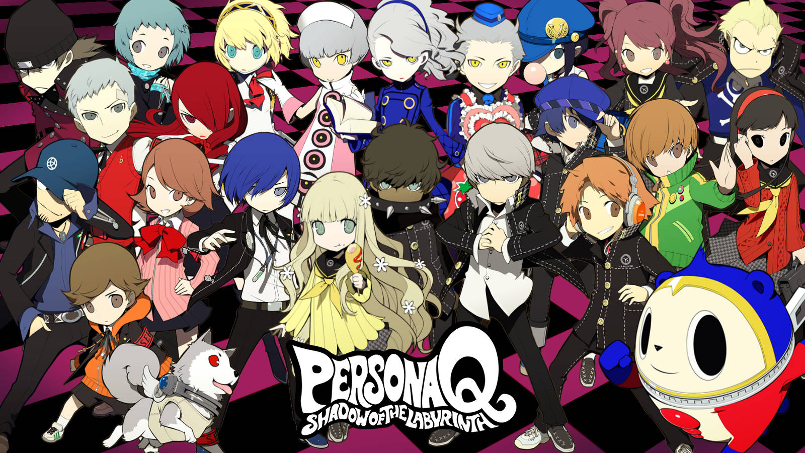 Persona Q Game Cover Art Wallpaper