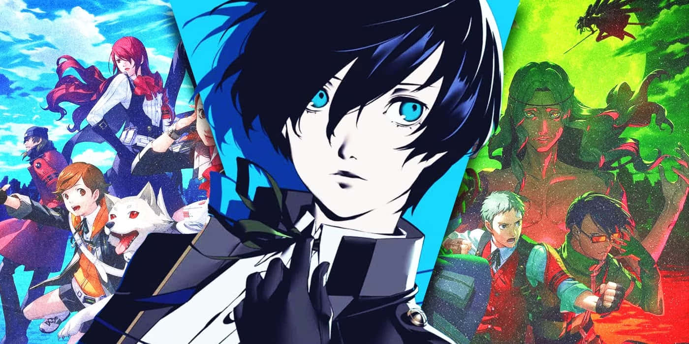 Persona3 Reload Character Collage Wallpaper