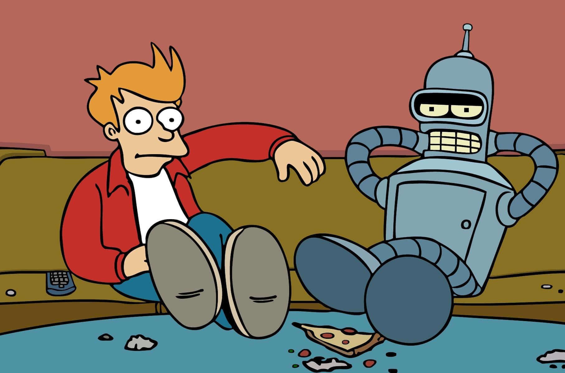 Personaggidi Futurama Che Esplorano Lo Spazio