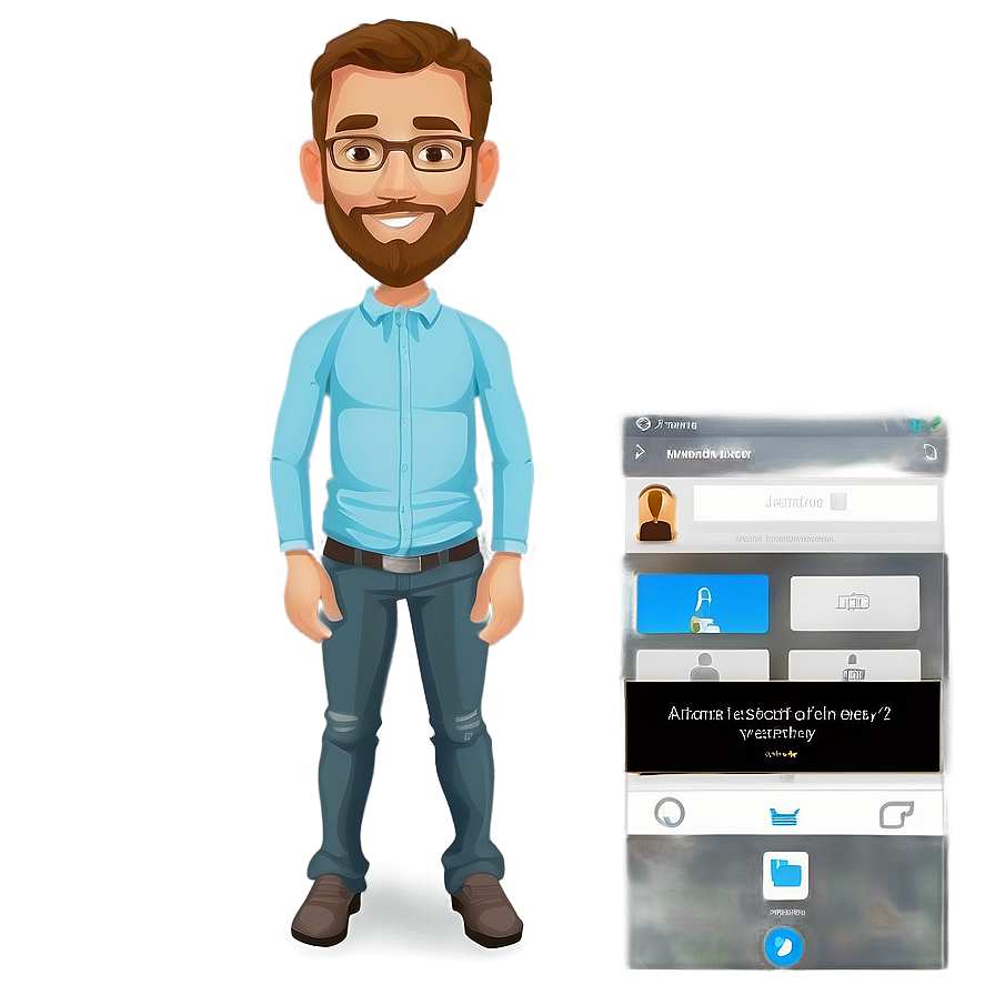 Personal Avatar Graphic Png 06262024 PNG