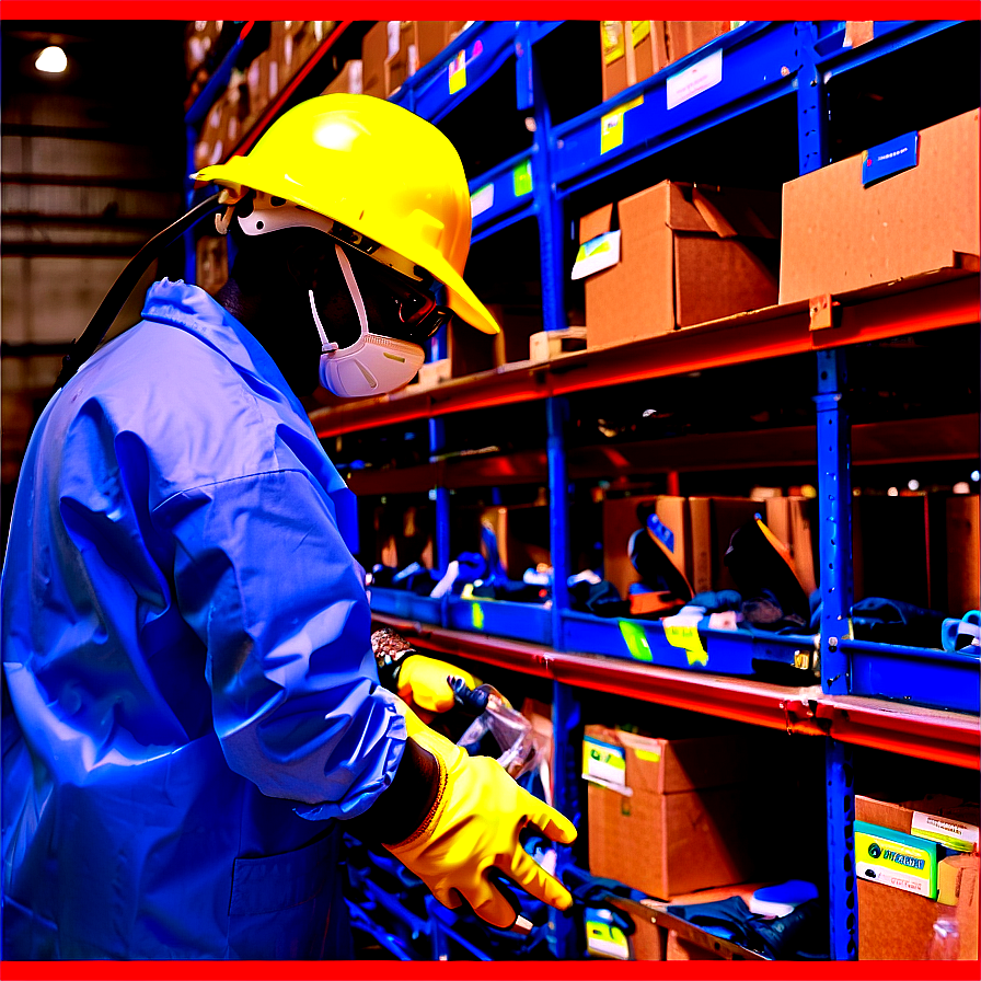 Personal Protective Equipment In Warehouse Png 06122024 PNG