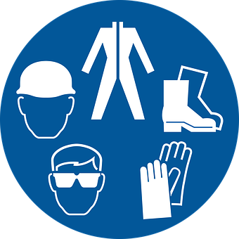 Personal Protective Equipment Sign PNG