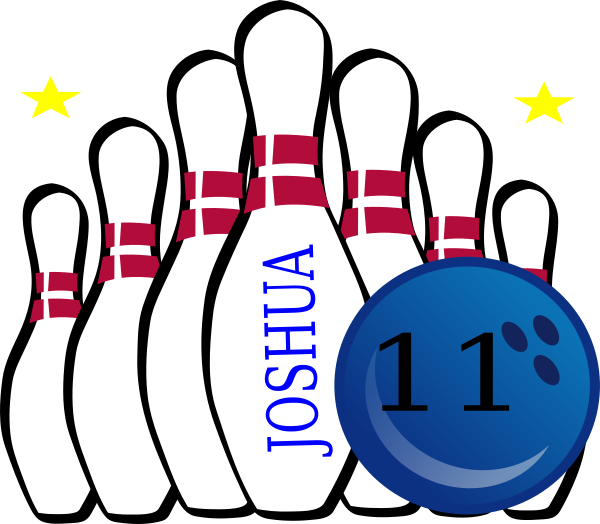Personalized Bowling Pinsand Ball Graphic PNG