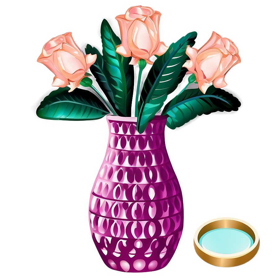 Personalized Flower Vase Png 06122024 PNG