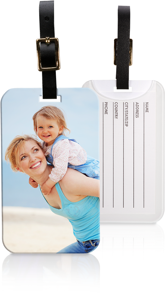Personalized Luggage Tagwith Photo PNG