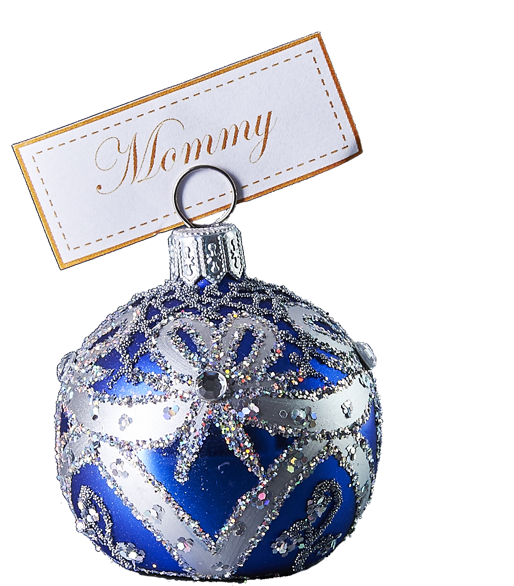 Personalized Mommy Christmas Ornament PNG