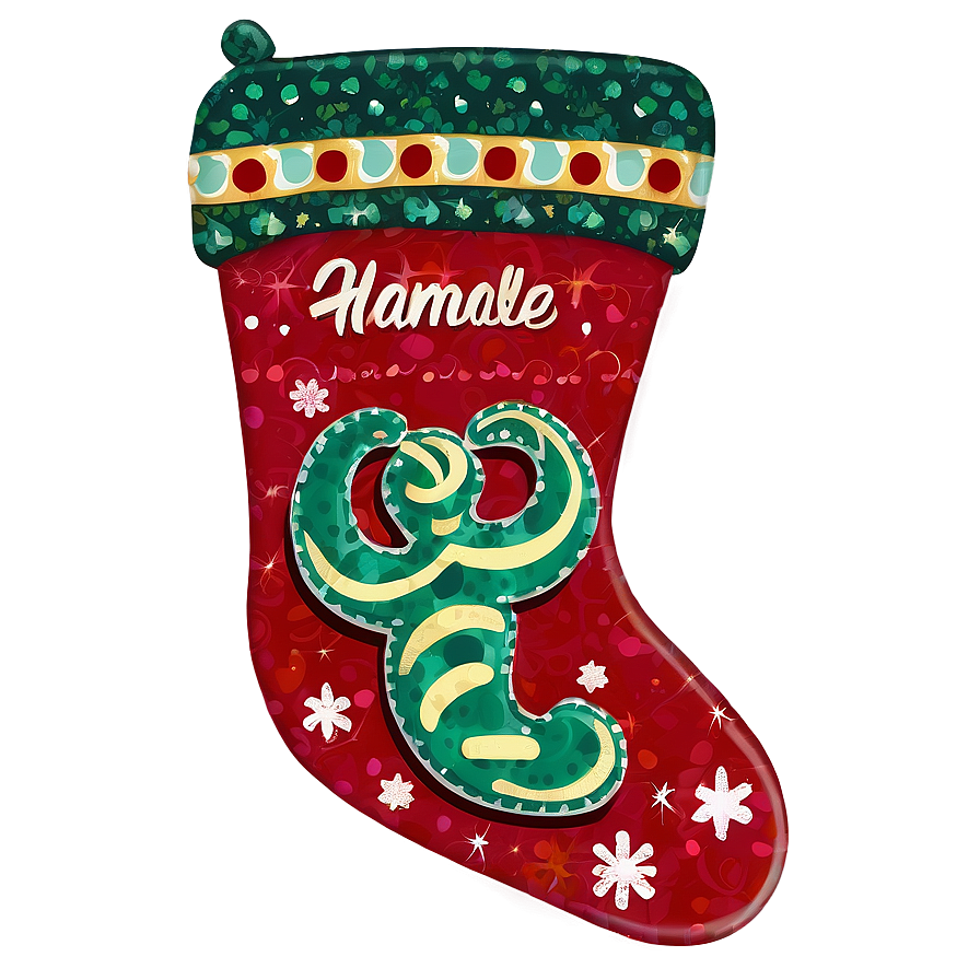 Personalized Stocking Png 06132024 PNG