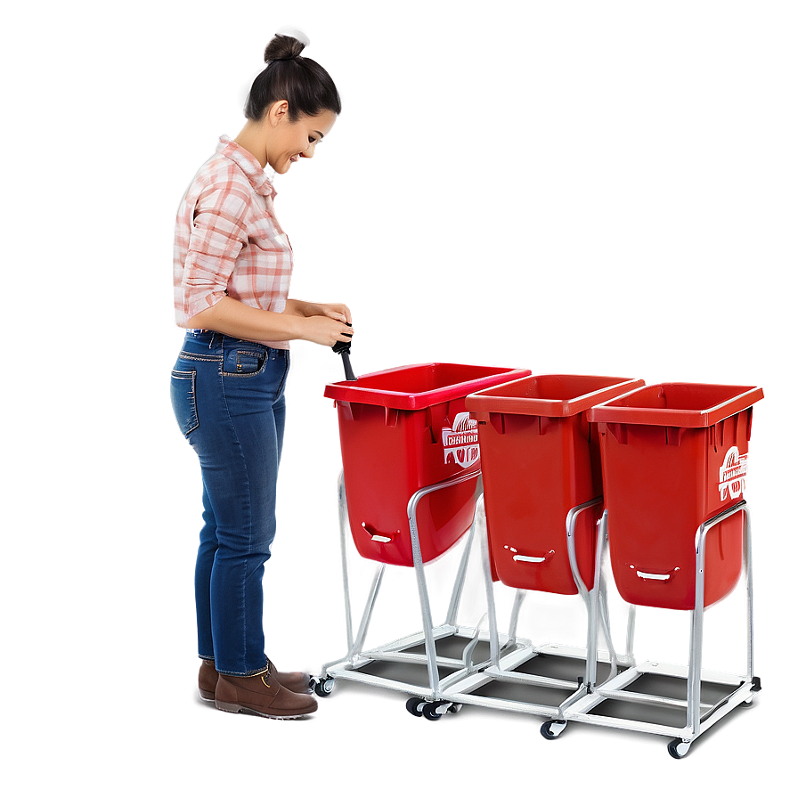 Personalized Trash Bin Assembly Png Syf PNG