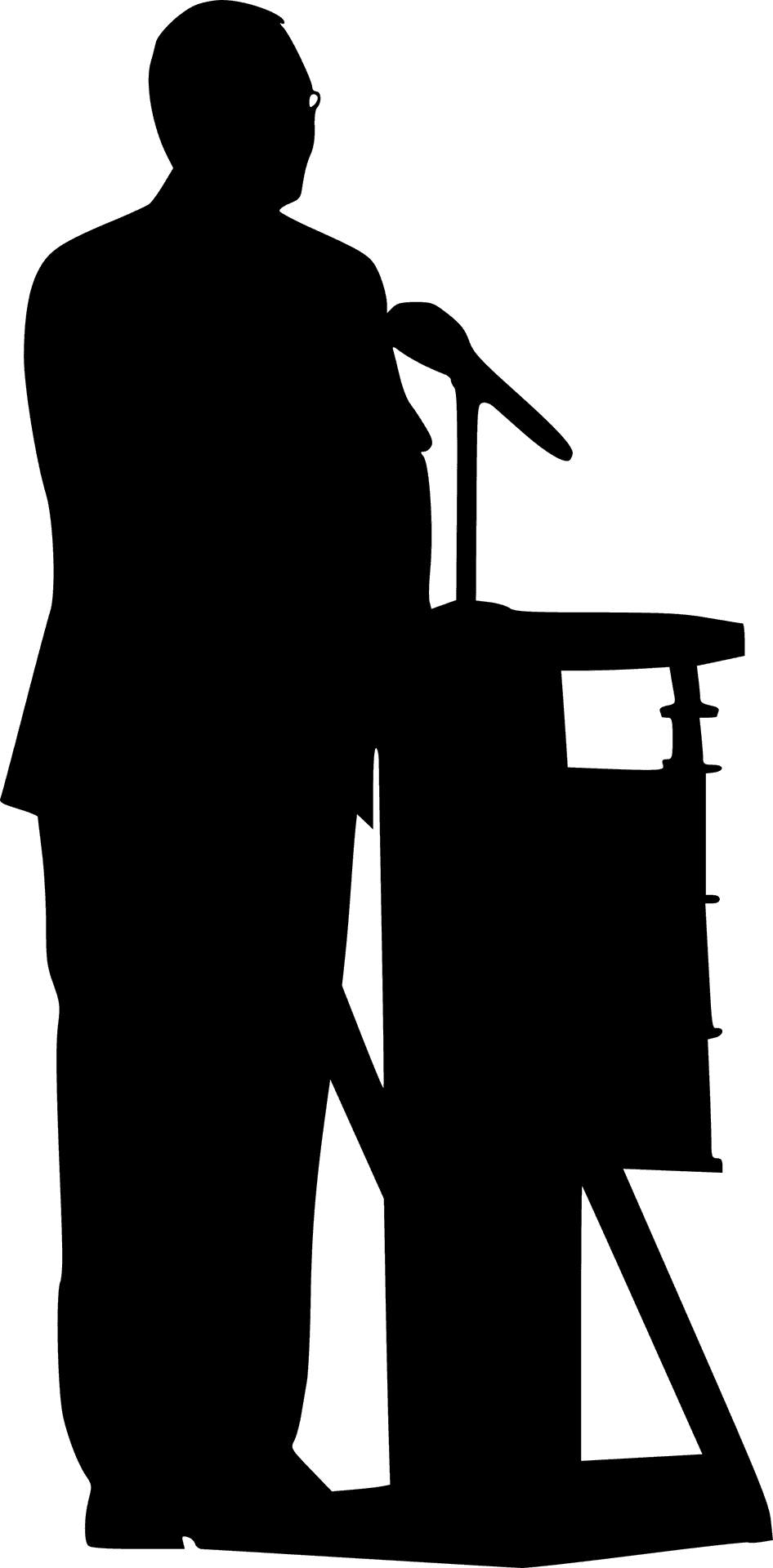 Personat Podium Silhouette PNG