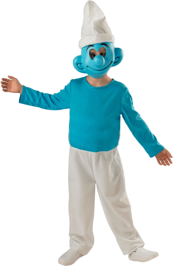 Personin Smurf Costume PNG