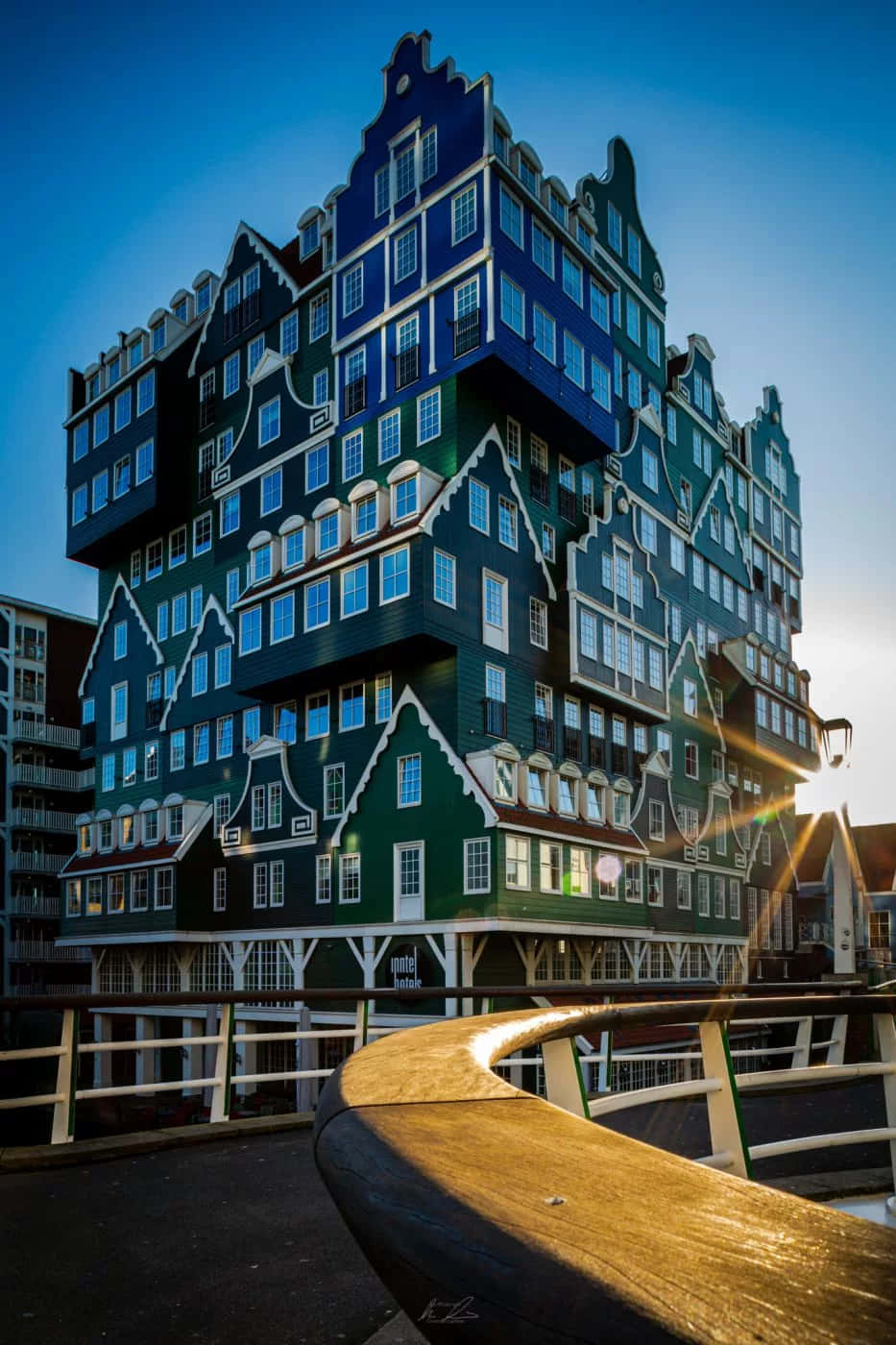 Perspektivfotoav Inntel Hotel Zaandam. Wallpaper
