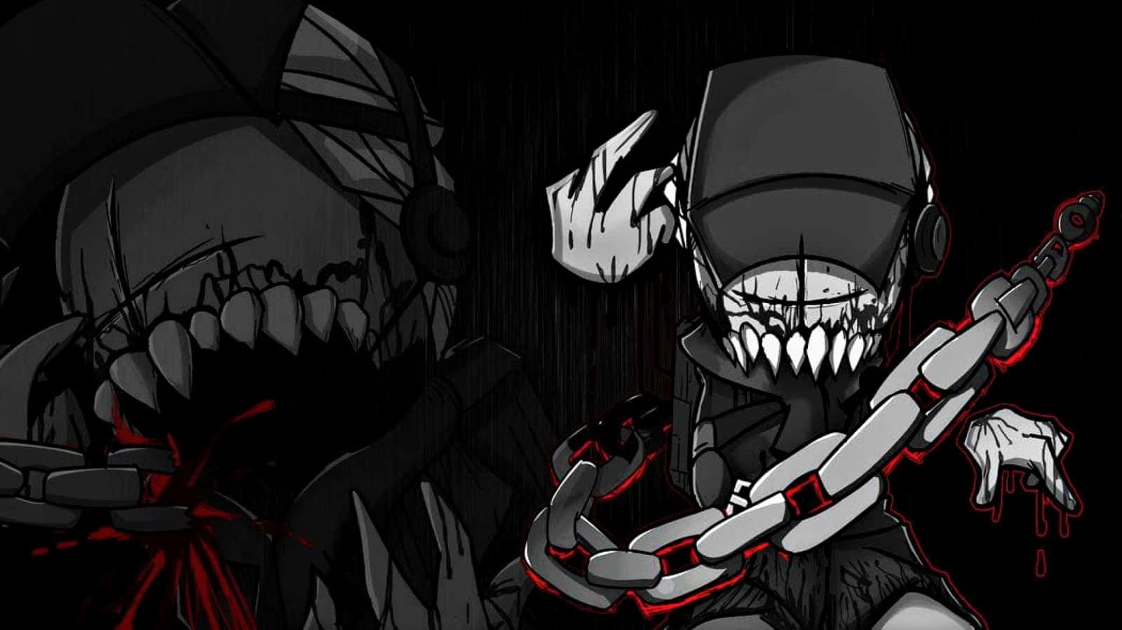 Pertarungan Intens Karakter Madness Combat Wallpaper