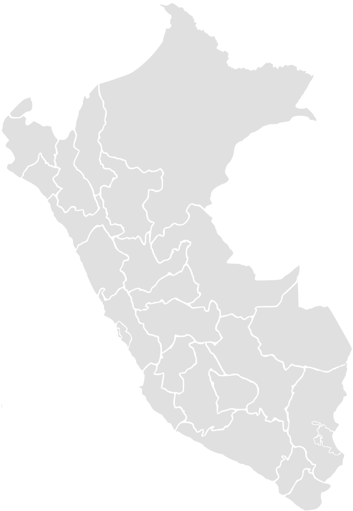 Peru Administrative Divisions Outline PNG