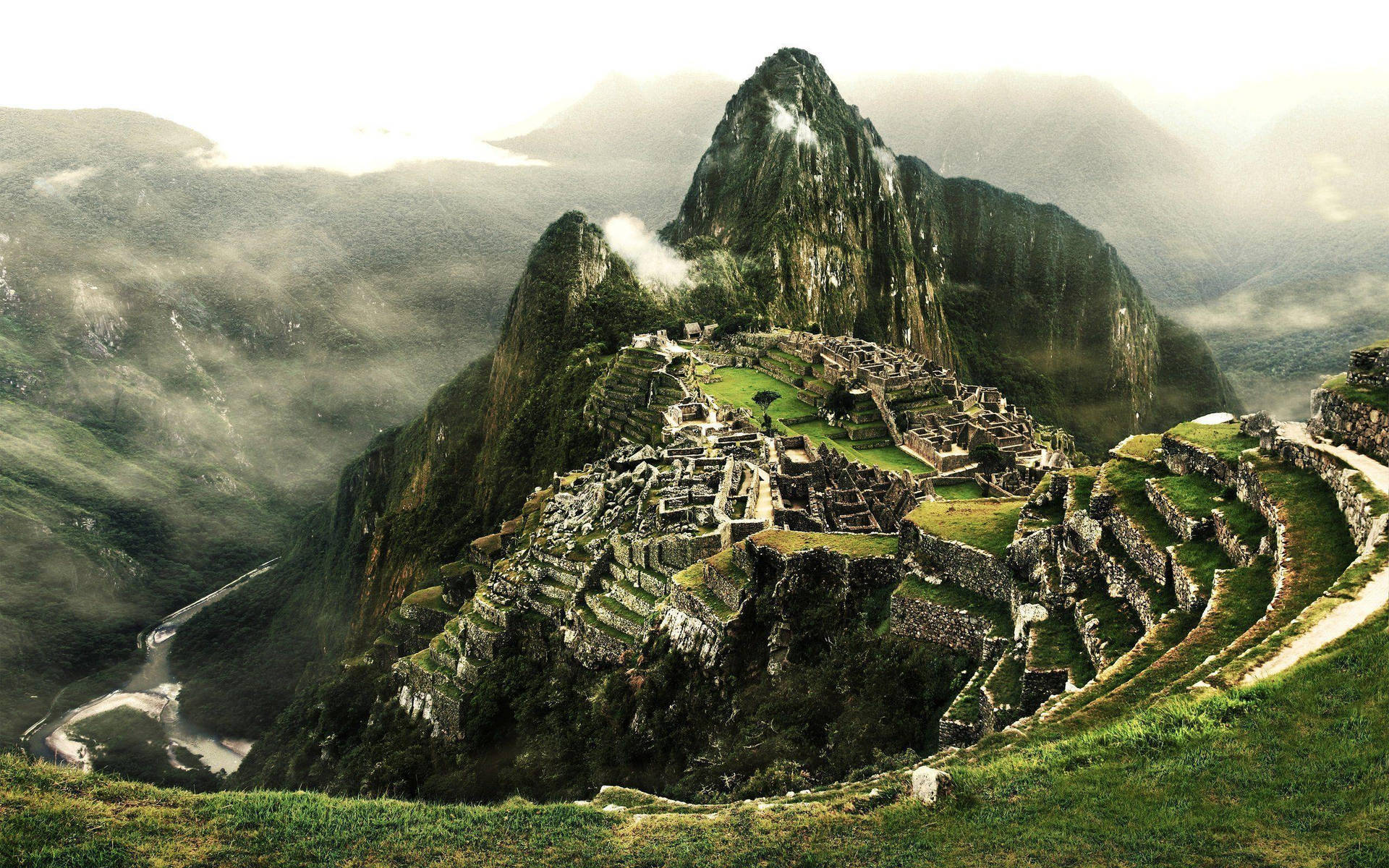Peru Picchu Landskab Wallpaper