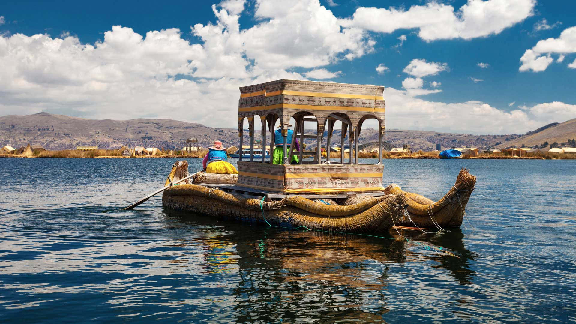Peru Tourism Promo Lake Titicaca Background