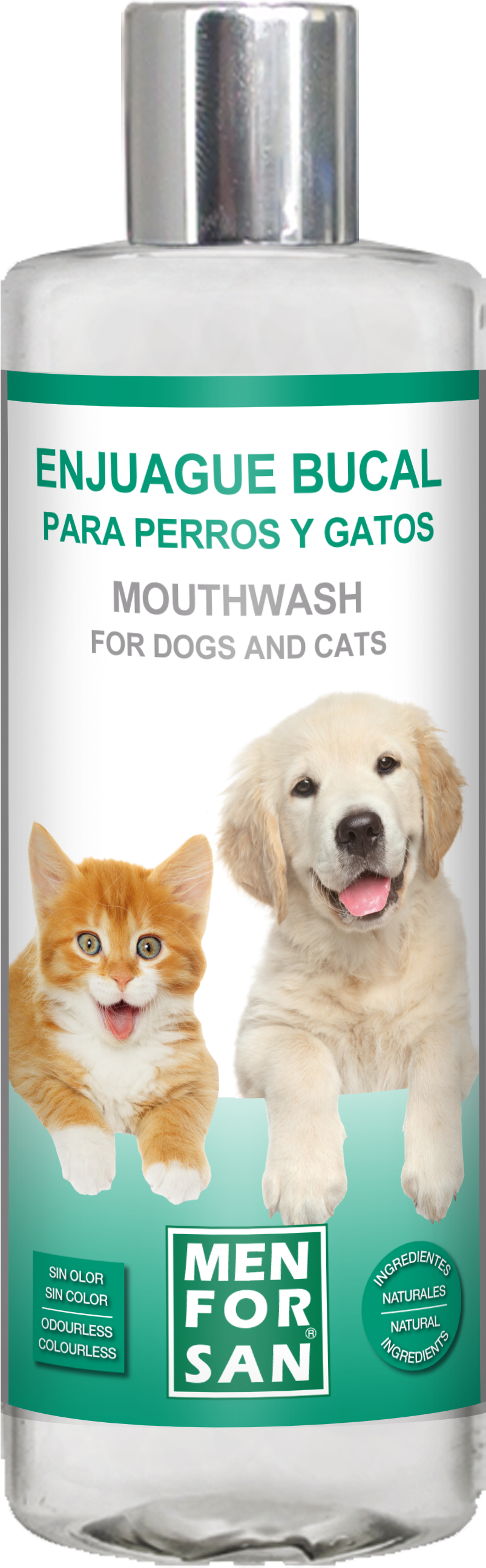 Pet Mouthwash Dogs Cats Menforsan PNG