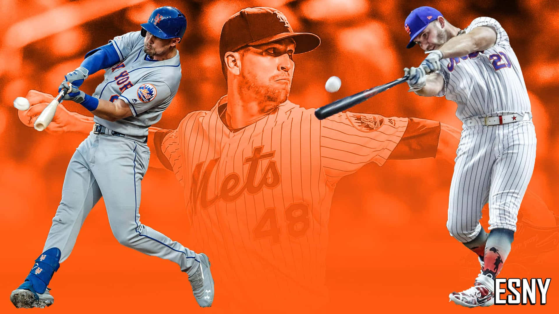 Download New York Mets Rookie Pete Alonso wearing his road grey jersey  Wallpaper