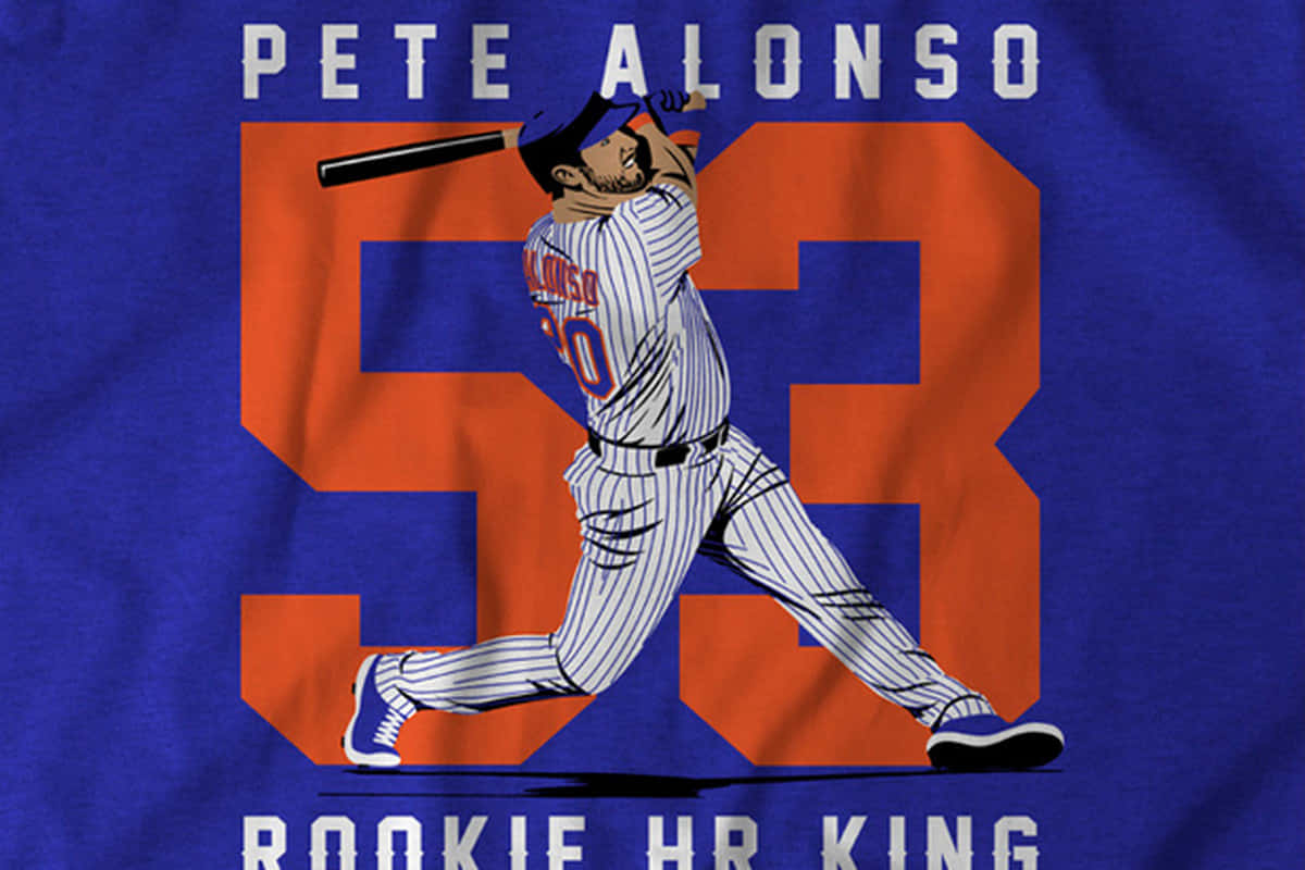Pete Alonso ready to hit the ball Wallpaper