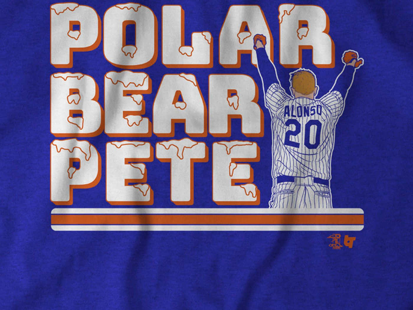 Pete Alonso rammer et hjemløb for New York Mets Wallpaper
