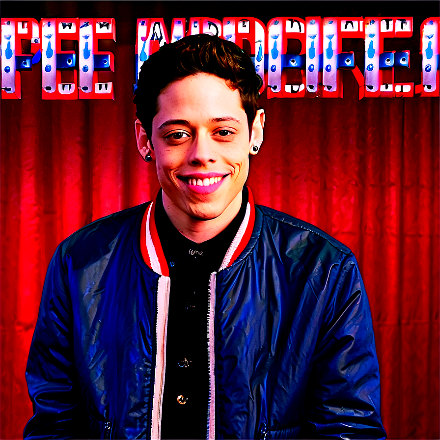 Pete Davidson At Premiere Png 06252024 PNG