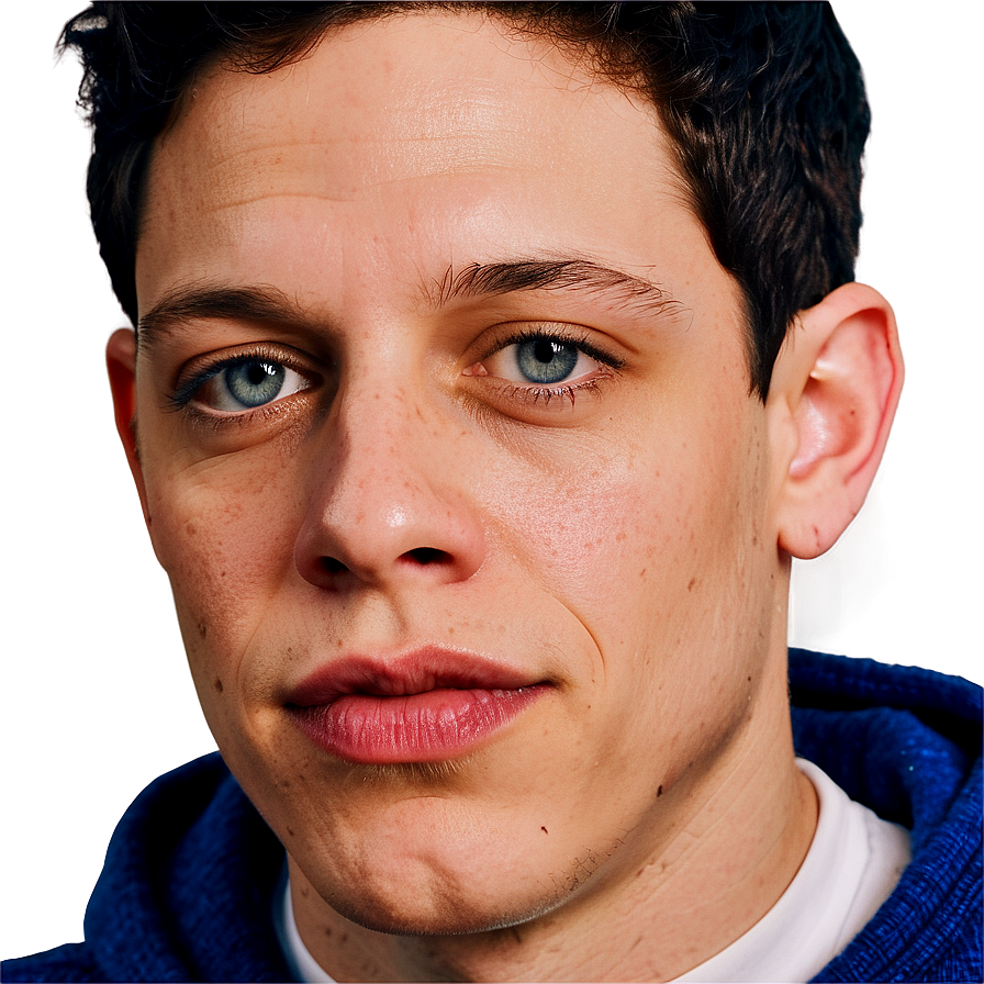 Pete Davidson Close-up Png 06252024 PNG