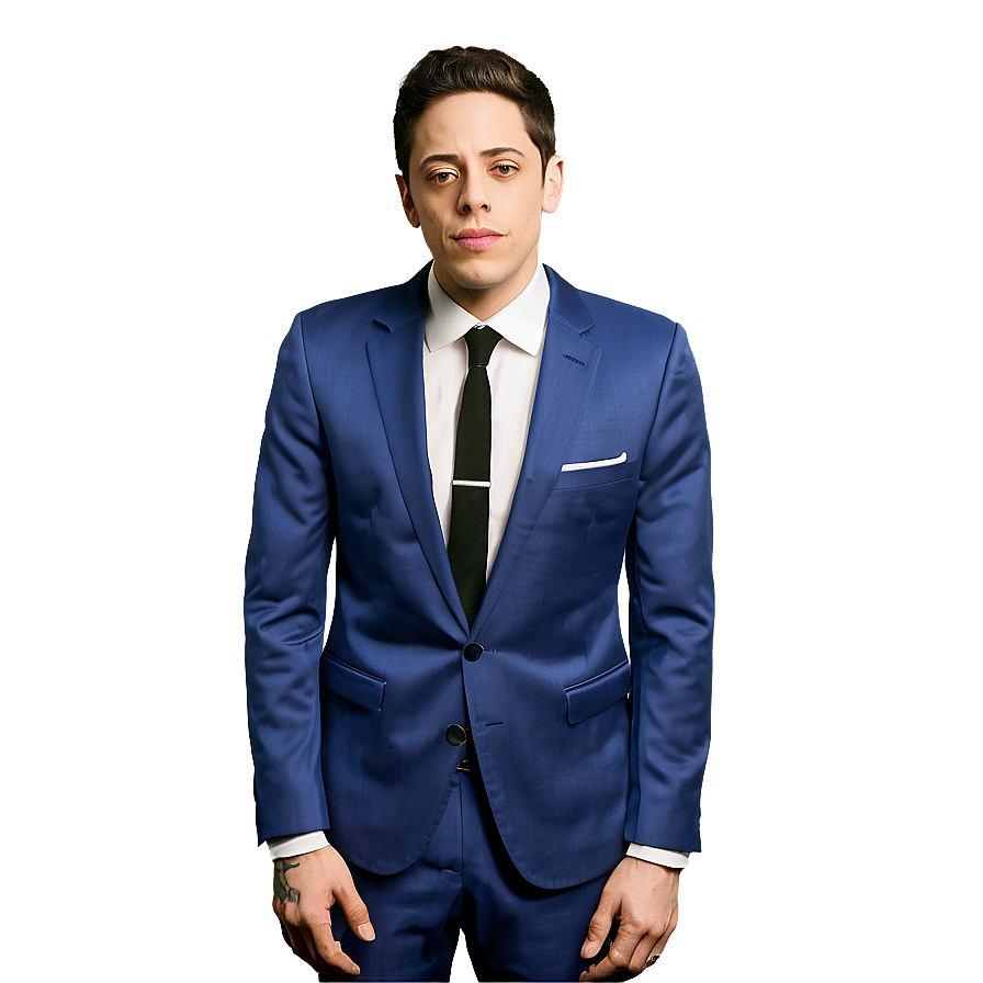 Pete Davidson In A Suit Png Eof PNG