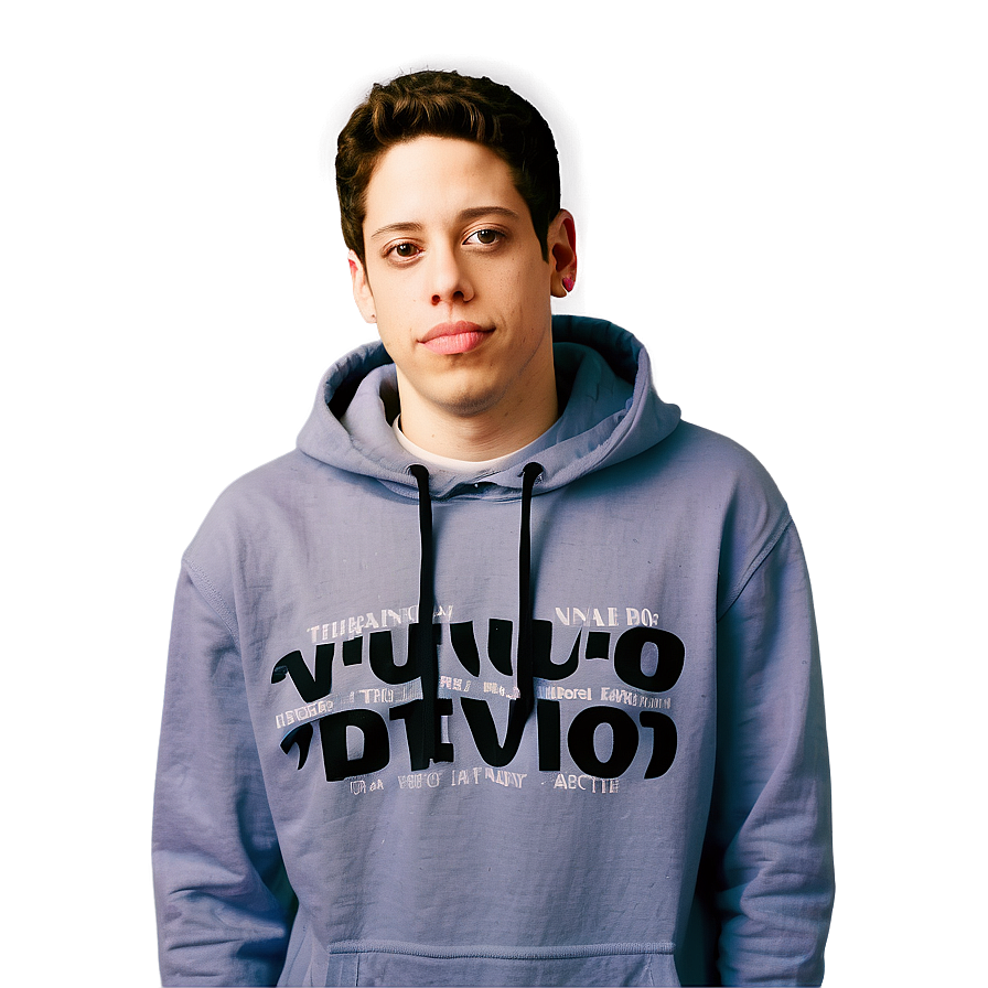 Pete Davidson In Hoodie Png 06252024 PNG