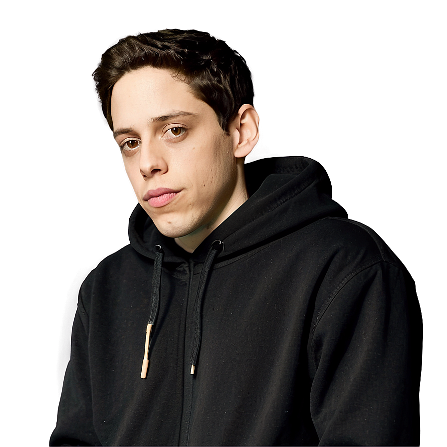 Pete Davidson In Hoodie Png Exu71 PNG