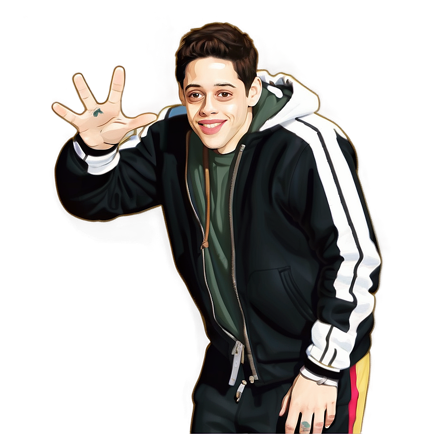 Pete Davidson In Sketch Png Rbq58 PNG