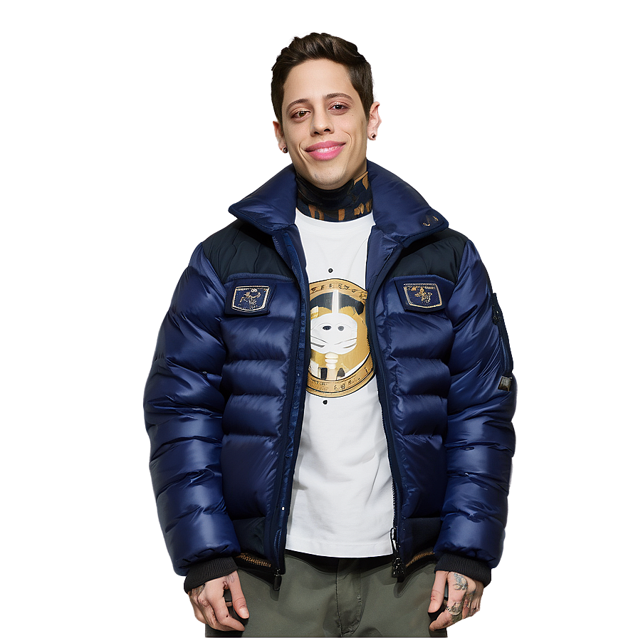 Pete Davidson In Winter Coat Png 19 PNG