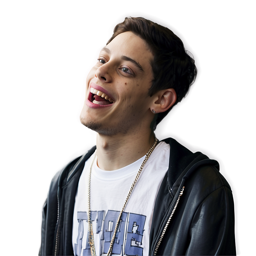 Pete Davidson Laughing Out Loud Png 12 PNG