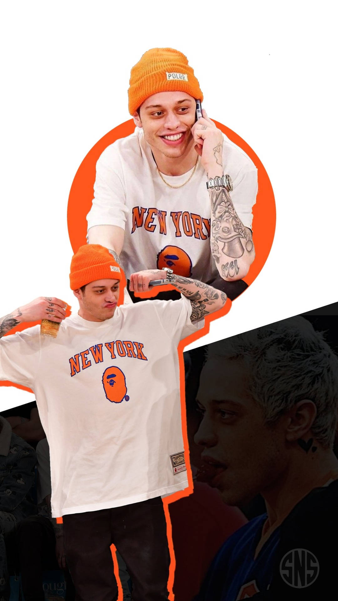 Pete Davidson New York Knicks Game